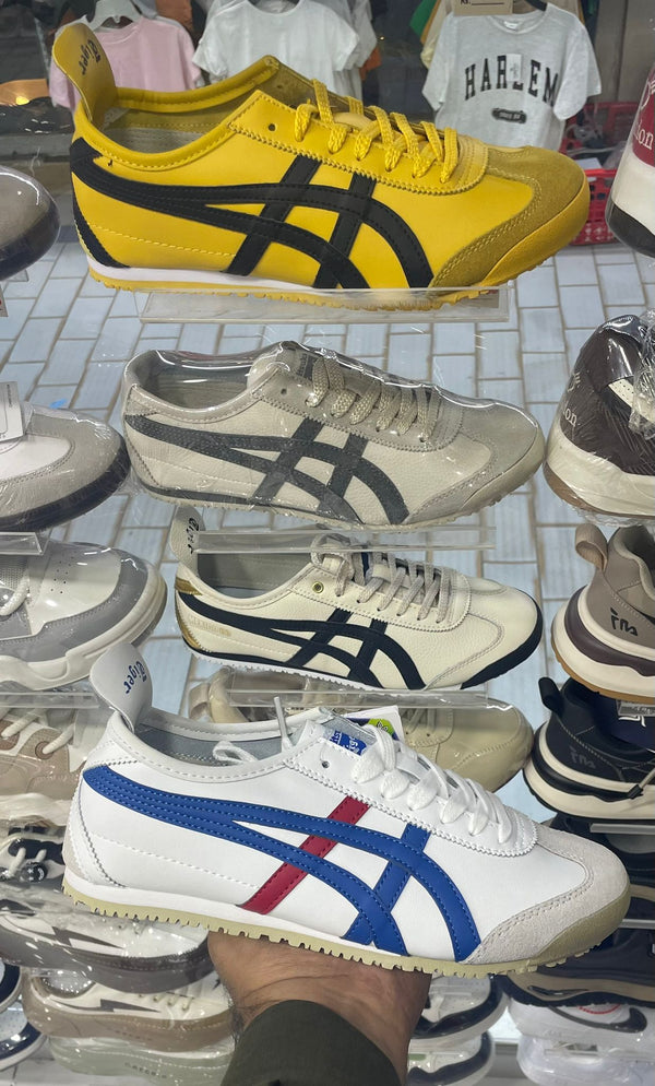 ONITSUKA TIGER MEXICO 66 (WHITE WITH BLUE STRIPES)