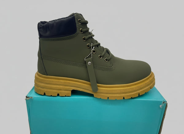 MEN LONG CASUAL SHOES (GREEN)